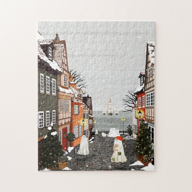 Puzzle Trois navires (Vertical)