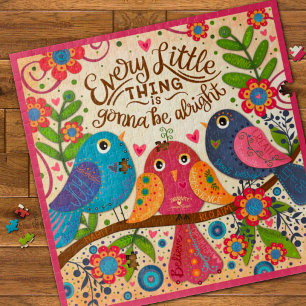 Puzzle Trois oiseaux amusant jote Abonné Collab
