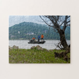 Puzzle Trois Pêcheurs Sur La Roche De La Table