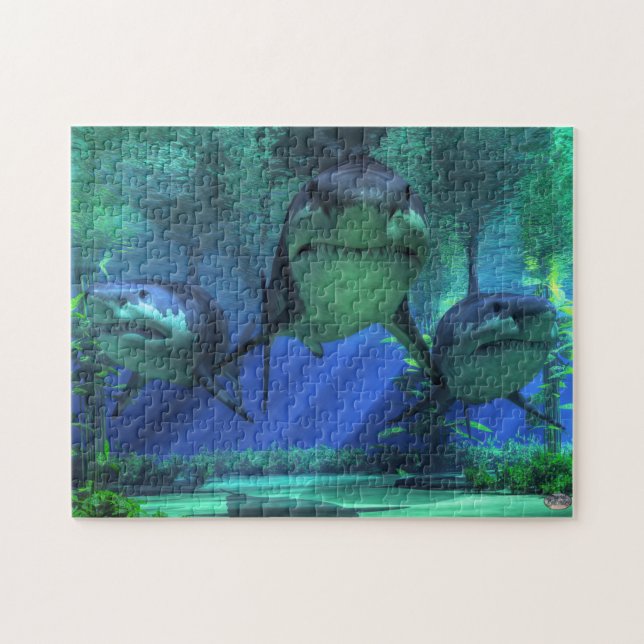 Puzzle Trois requins (Horizontal)