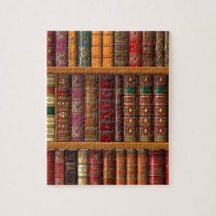 Puzzle Trompe - l ' oeil "bibliothèque française "