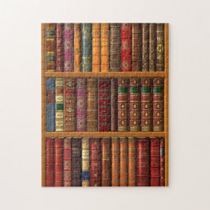 Puzzle Trompe - l ' oeil "bibliothèque française".