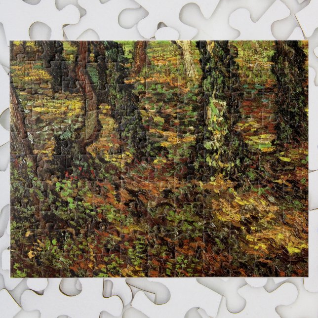 Puzzle Troncs d'arbres avec Ivy par Vincent van Gogh (Créateur téléchargé)