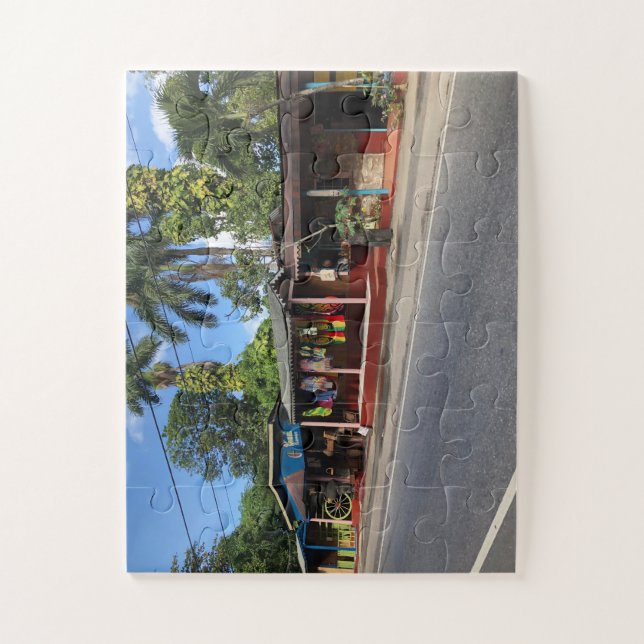 Puzzle Tropical Artisan Roadside Market (Vertical)