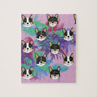 Puzzle Tropical Corgi