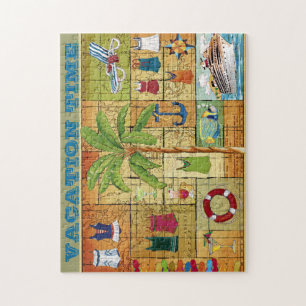 Puzzle tropical de croisière