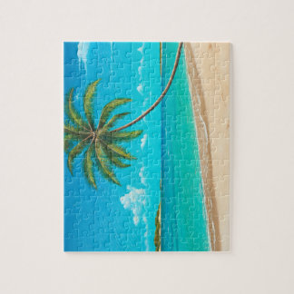 Puzzle tropical d'île
