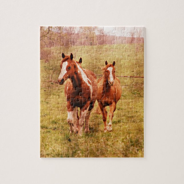 Puzzle Trot de chevaux (Vertical)