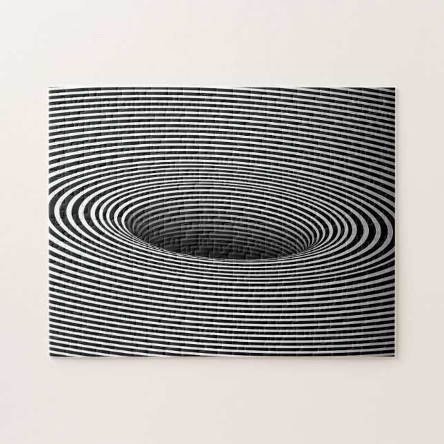 Puzzle Trou noir | Illusion optique (Horizontal)