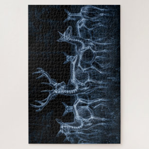 Puzzle Troupeau de cerfs Nuit X-Ray