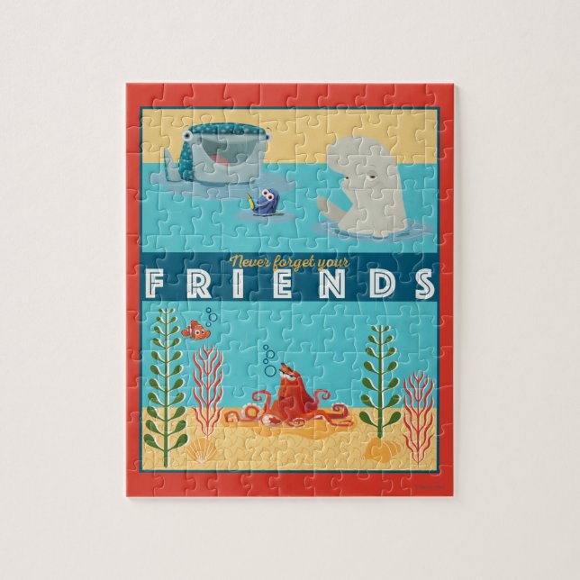 Puzzle Trouver Dory| N'oubliez jamais vos amis (Vertical)