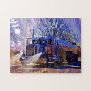 Puzzle Truckers Tanker Camion transport lourd Cadeau