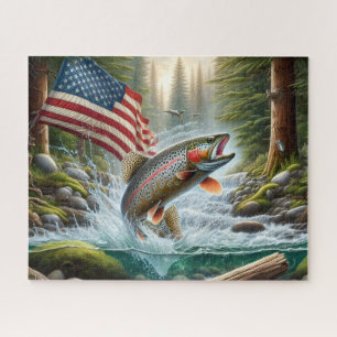 Puzzle Truitte Drapeau Américain