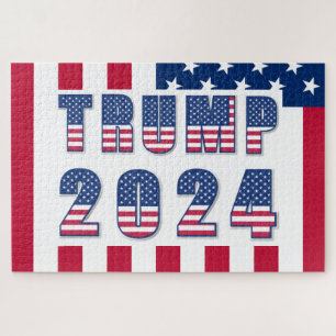 Puzzle Trump 2024 Étoiles et rayures
