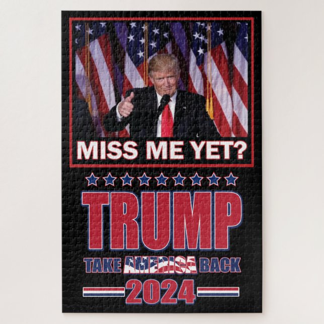 Puzzle Trump 2024 - Reprendre l'Amérique (Vertical)