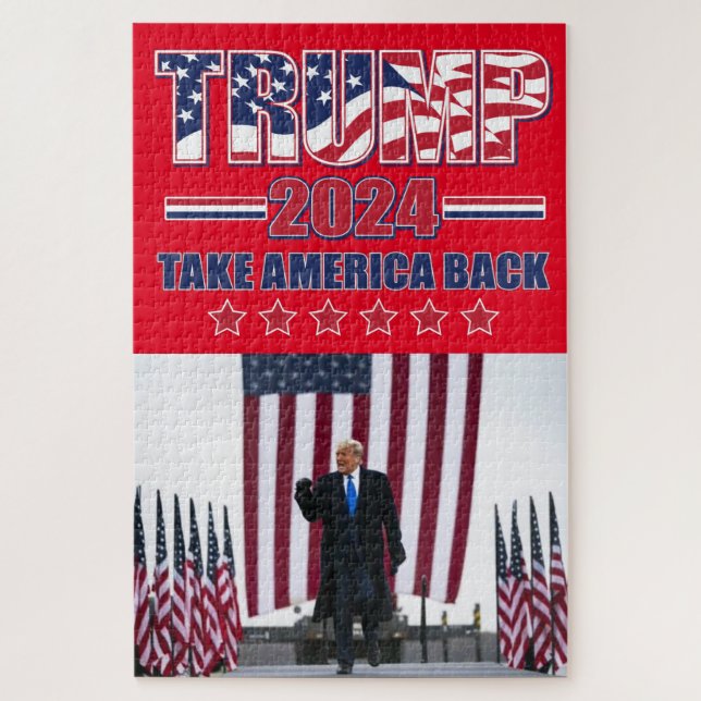 Puzzle Trump 2024 : Reprendre l'Amérique (Vertical)
