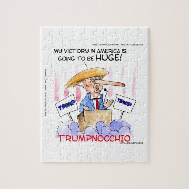 Puzzle Trumpnocchio Drôle Donald Trump Articles (Vertical)