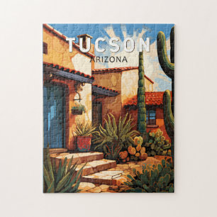 Puzzle Tucson Arizona Voyage Art Vintage