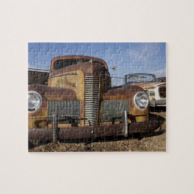 Puzzle Tucumcari, Nouveau Mexique, Etats-Unis. Itinéraire (Horizontal)