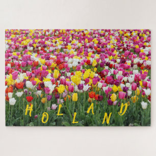 PUZZLE TULIPES DE LA HOLLANDE