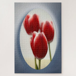Puzzle Tulipes rouges