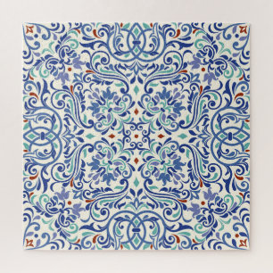 Puzzle Turc Coloré : Élégance De Carrelage Infini.