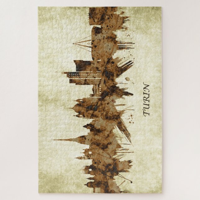 Puzzle Turin Italie Cityscape (Vertical)