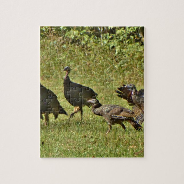 Puzzle Turquie sauvage, couleurs du Camouflage (Vertical)