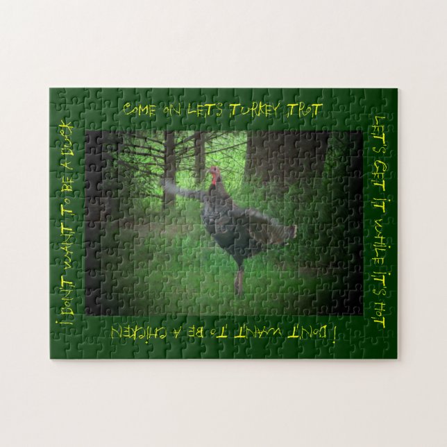 Puzzle Turquie Trot contre Dance de poulet contre Trot de (Horizontal)