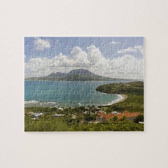Puzzle Turtle Beach, péninsule sud-est, St-Kitts, (Horizontal)