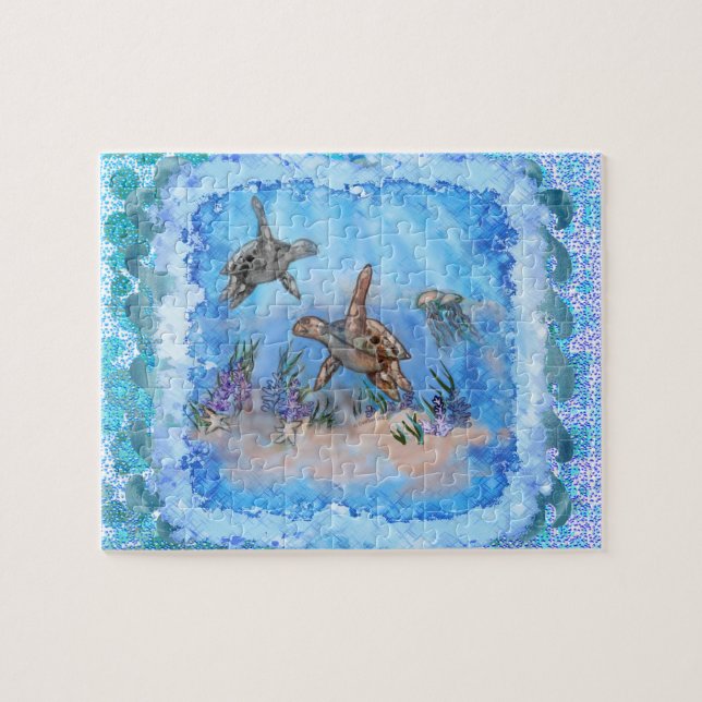 Puzzle Turtle Homeward (Horizontal)