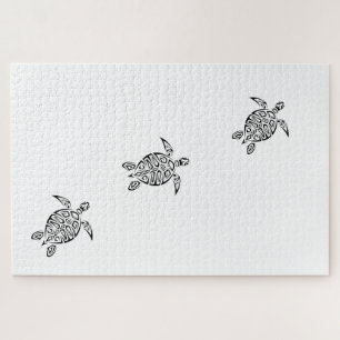 Puzzle Turtles Tribal Tatoo Animal