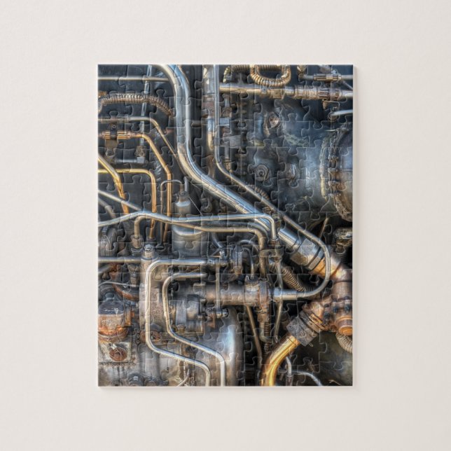 Puzzle Tuyaux de tuyauterie de Steampunk (Vertical)