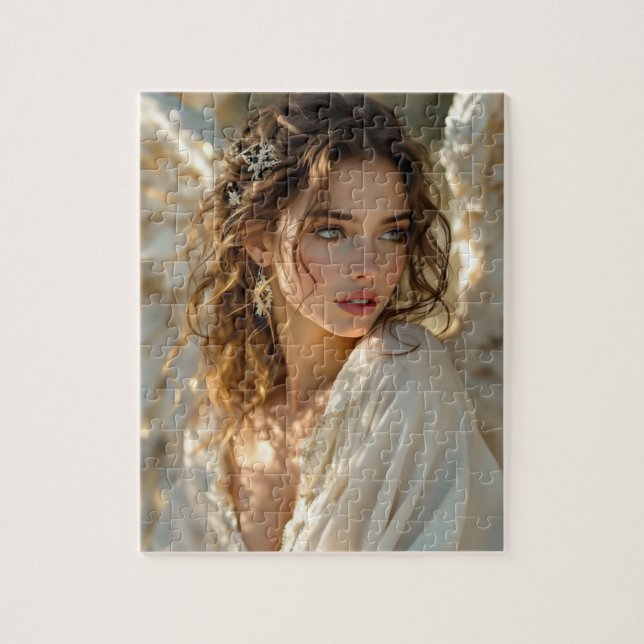 Puzzle Twilight Guardian - Ange des ailes dorées (Vertical)