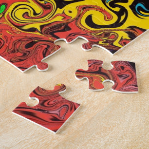 Puzzle Twirlers colorés Abstraits / Poussés /