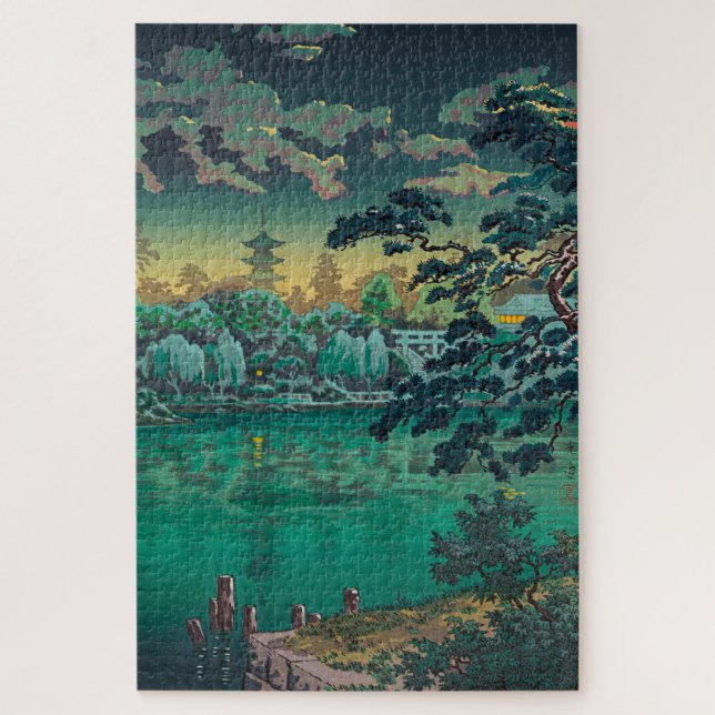 Puzzle Ueno Shinobazu Pond par Tsuchiya Koitsu (Vertical)
