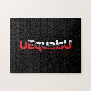 Puzzle UEqualsU VIH Typographie indétectable Art