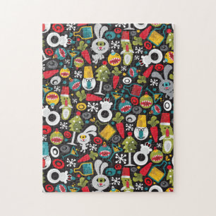 Puzzle Ugly Christmas and Happy New Year