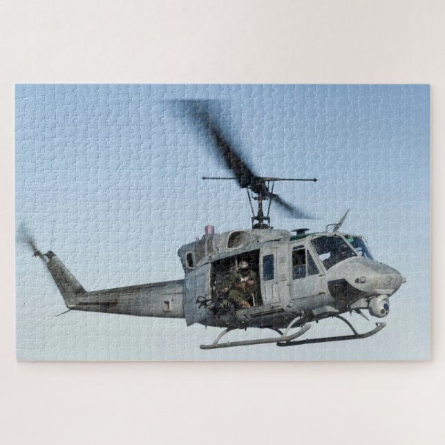 Puzzle UH-1N Huey Hélicoptère Marine Moyenne Tiltrotor (Horizontal)