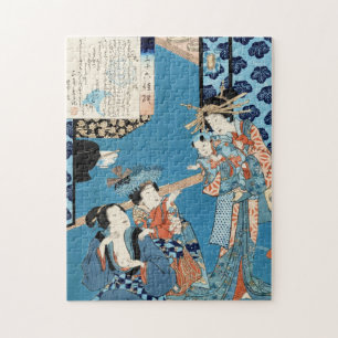 Puzzle ukiyo-e vintage japonaise Cool et art pour enfants
