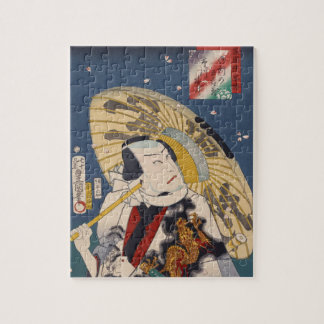 Puzzle ukiyoe 梨園侠客伝 御所の五郎蔵 四代目市川小團次
