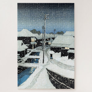Puzzle ukiyoe - hasui - C07 - Le Village de Terashima ...