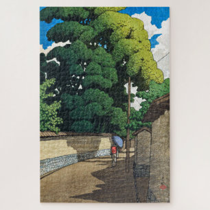 Puzzle ukiyoe [hasui] C21 Shimohonda-town, Kanazawa