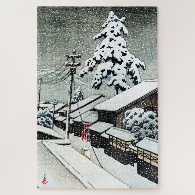 Puzzle ukiyoe [hasui] C30 Miyazu dans la province de Tang (Vertical)