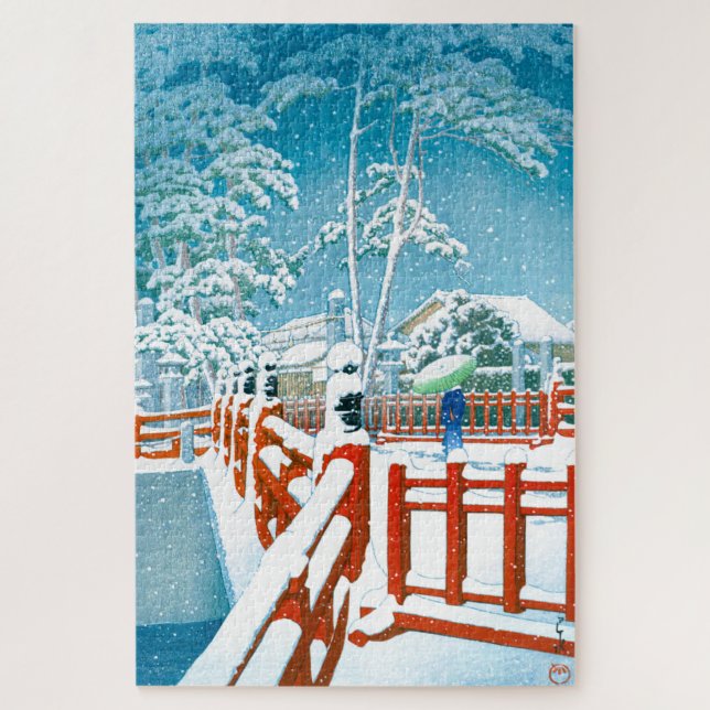 Puzzle Ukiyoe - hasui - No.24 Pont Yakumo le Nagata ... (Vertical)