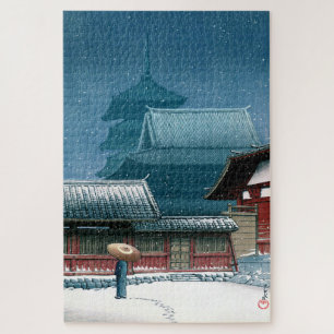 Puzzle Ukiyoe - hasui - Temple No.31 Tennoji à Osaka -