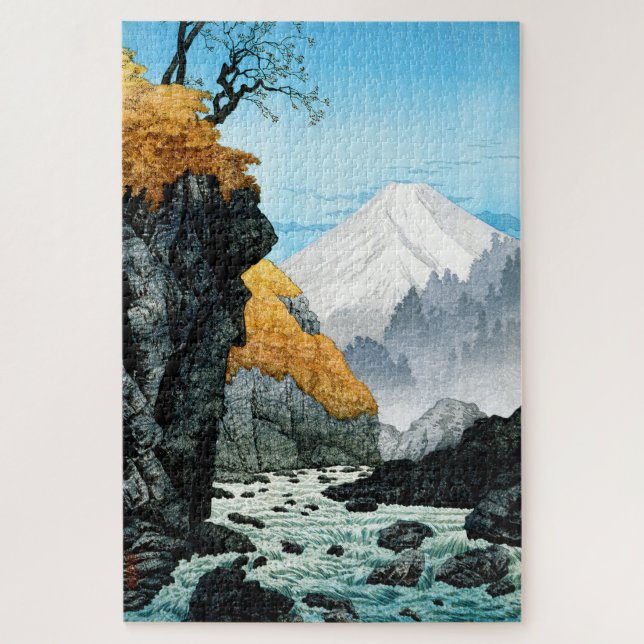 Puzzle Ukiyoe [komei] 04 Pied du mont Ashitaka (Vertical)