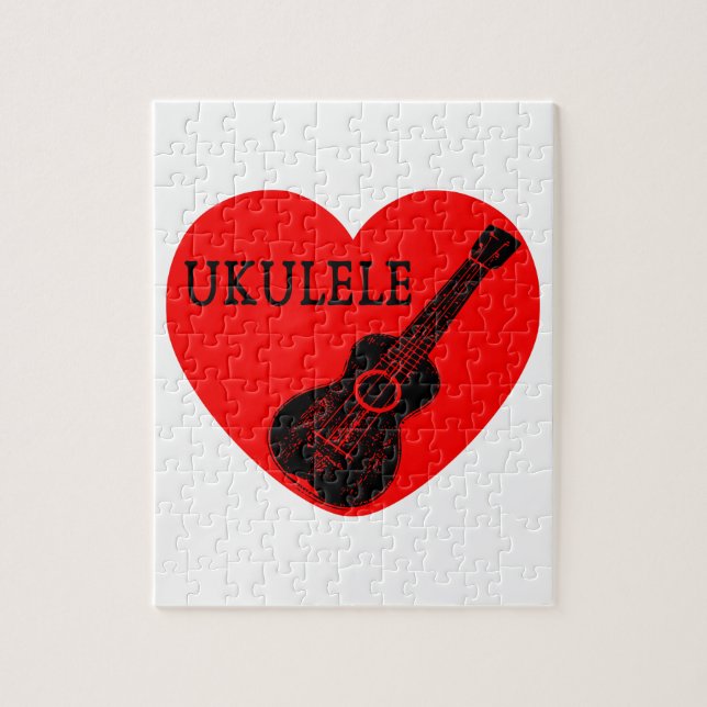 Puzzle Ukulele Love (Vertical)