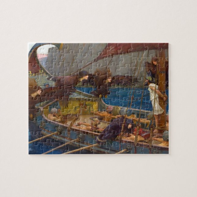 Puzzle Ulysse et les sirènes par John William Waterhouse (Horizontal)
