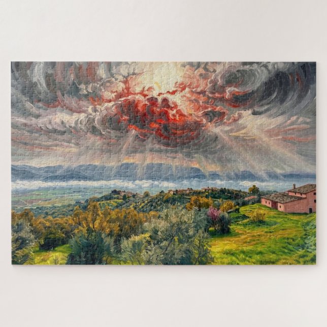 Puzzle Umbrian Light: Montefalco Sky Gallery Edition (Horizontal)